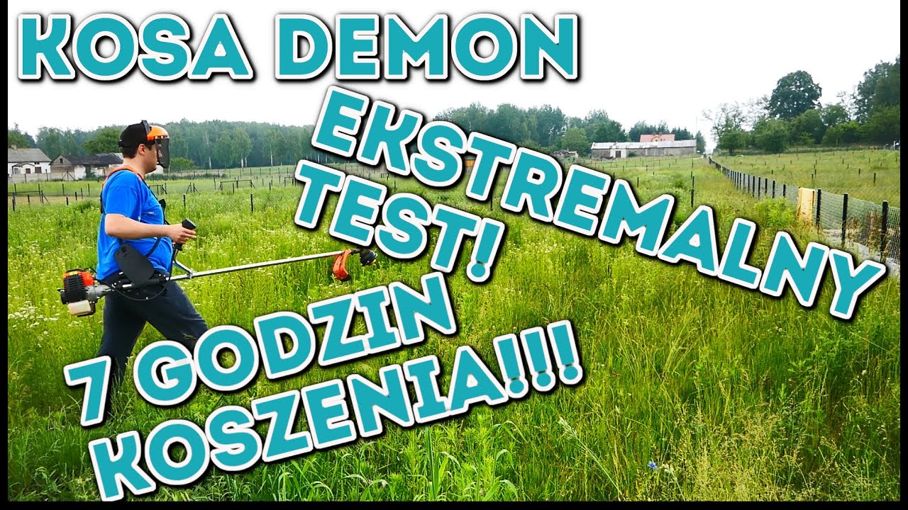 Na Działce! Vlog odc.23 Ekstremalny Test Kosy Demon na Nowej Działce. 7 godz koszenia #MajsterAmator