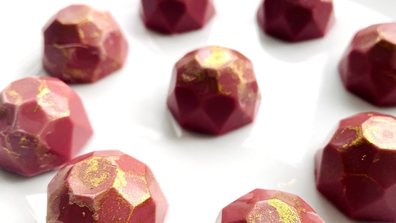 making ruby bonbons for a special birthday | raspberry ruby ganache