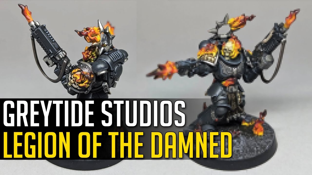 From Primaris to Legion of the Damned ! Greytide Studios - Cursed Company #spacemarines
