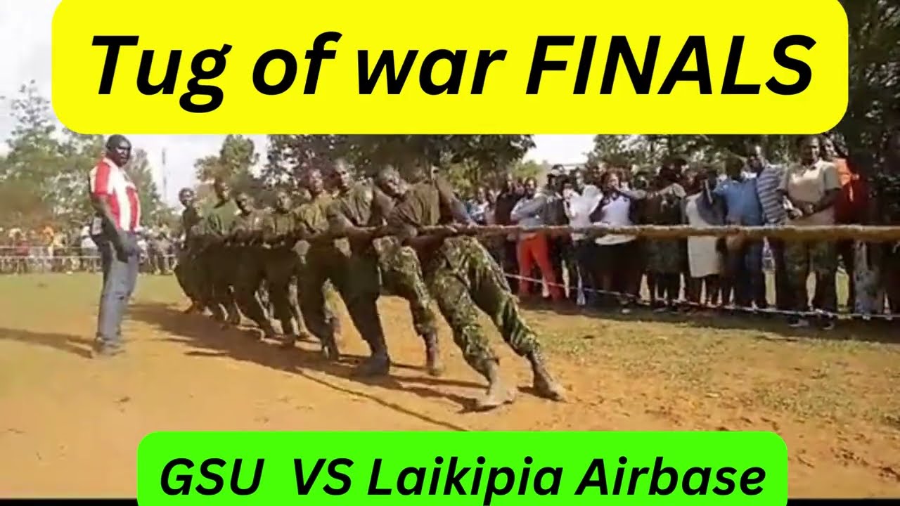 Unexpected Victory: GSU Outmuscles Laikipia AirBase KDF in Tug of War