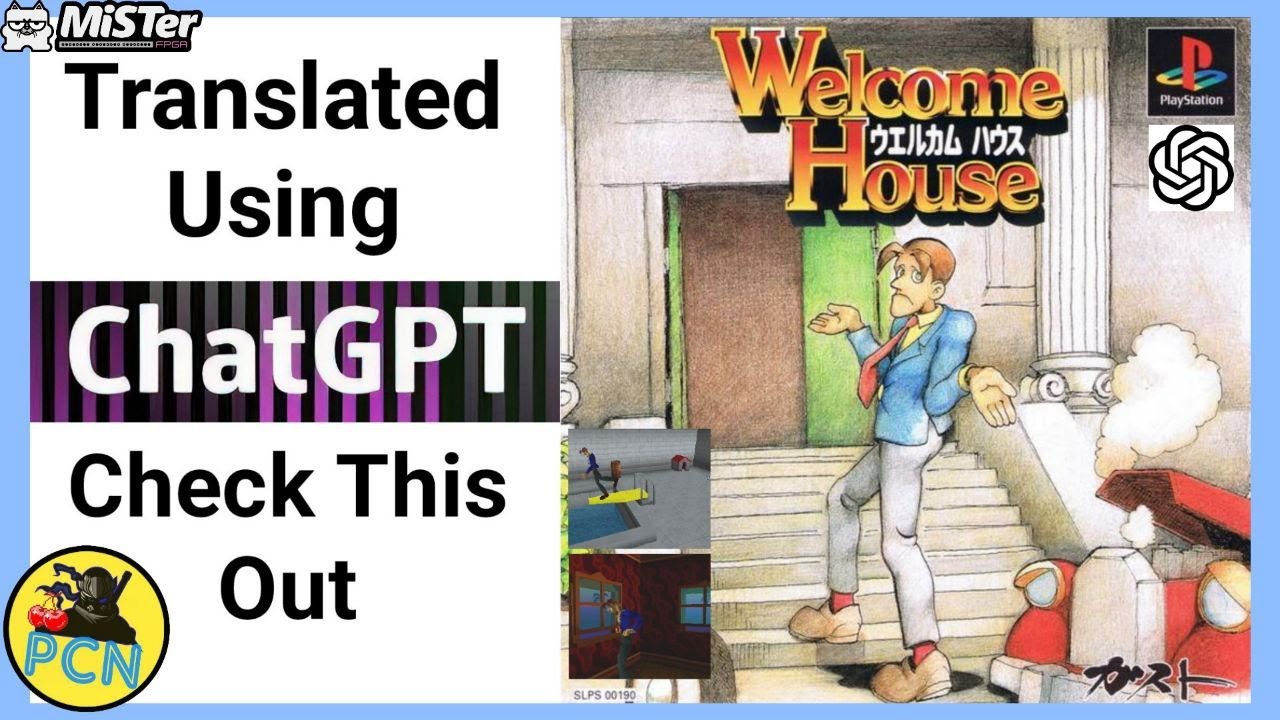 ChatGPT Translated this Game! Welcome House (ウェルカムハウス) - PSX - Played on MiSTer FPGA DE10 NANO