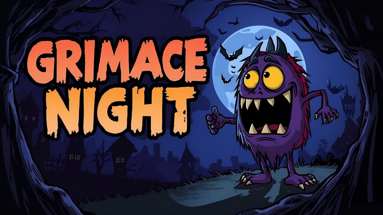 Grimace Night – Skibidi Halloween Adventure! 🎃 Portal Jumping & Spooky Platforming Fun
