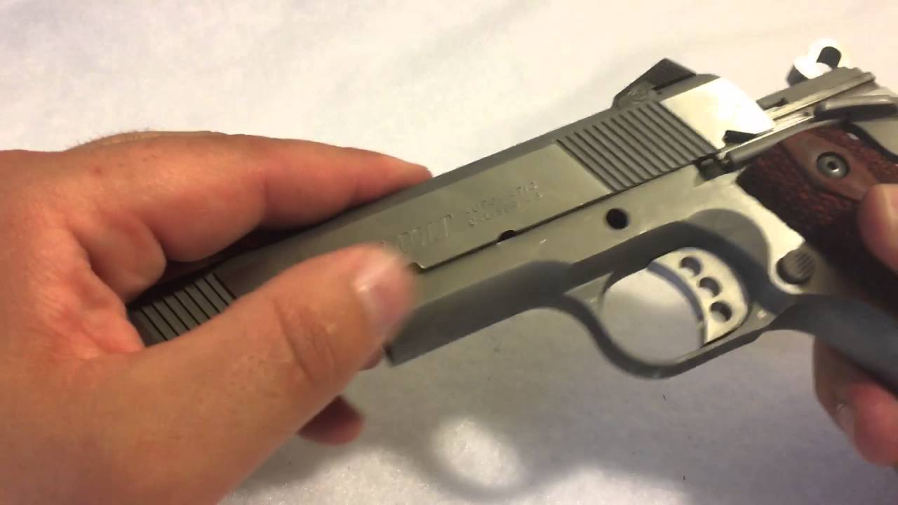 Disassembling/Field stripping a Colt Combat Commander 1911