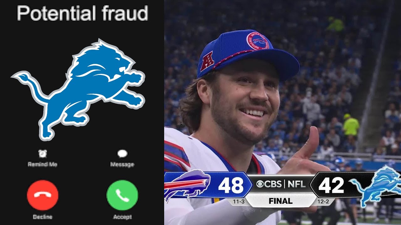 Bills Expose Fraud Lions, Vikings Control NFC North Destiny Again
