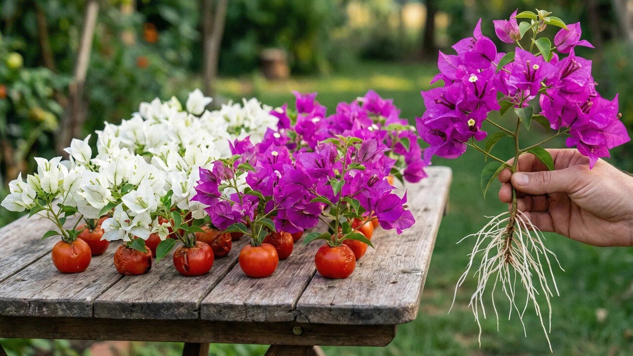 Just One Tomato! Bougainvillea Blooms Like Crazy Overnight