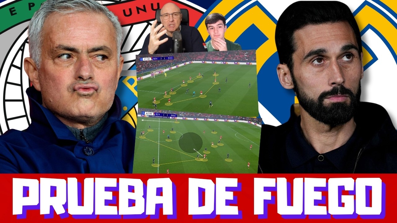 ¿BENFICA O REAL MADRID? LAS CLAVES DEL MOURINHO vs ARBELOA. PREVIA Y POSIBLES ONCES CHAMPIONS