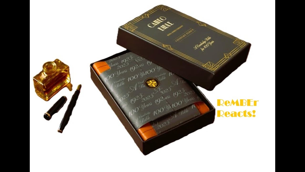 Cambridge Cameo Centenary Bible Unboxing and Reaction
