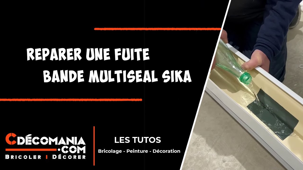 R&eacute;parer une Fuite avec la Bande d'&Eacute;tanch&eacute;it&eacute; MultiSeal Sika | R&eacute;paration Goutti&egrave;re et Fuites Toiture