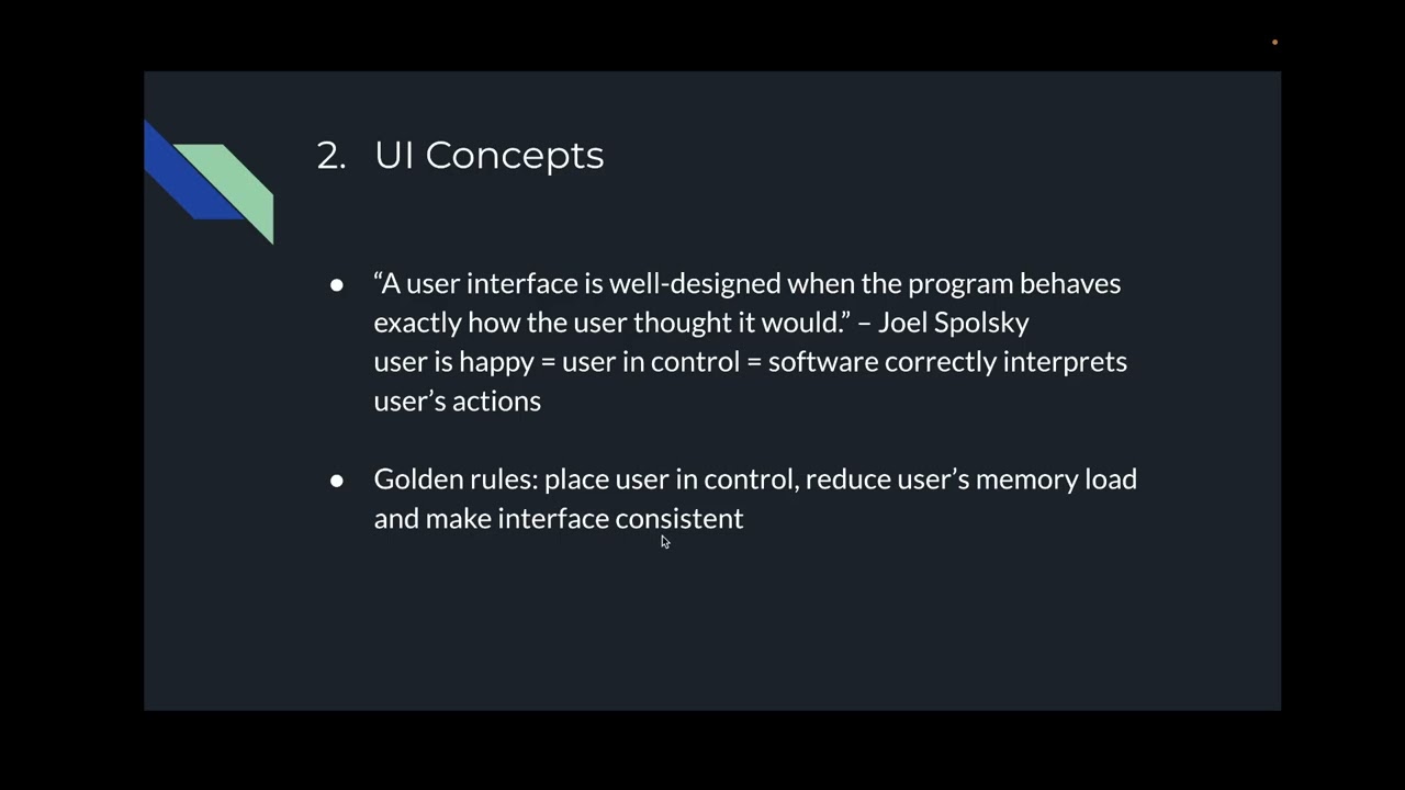 CSE334 Software Engineering Tutorial 7 Part 1: UI, UX & Design Thinking