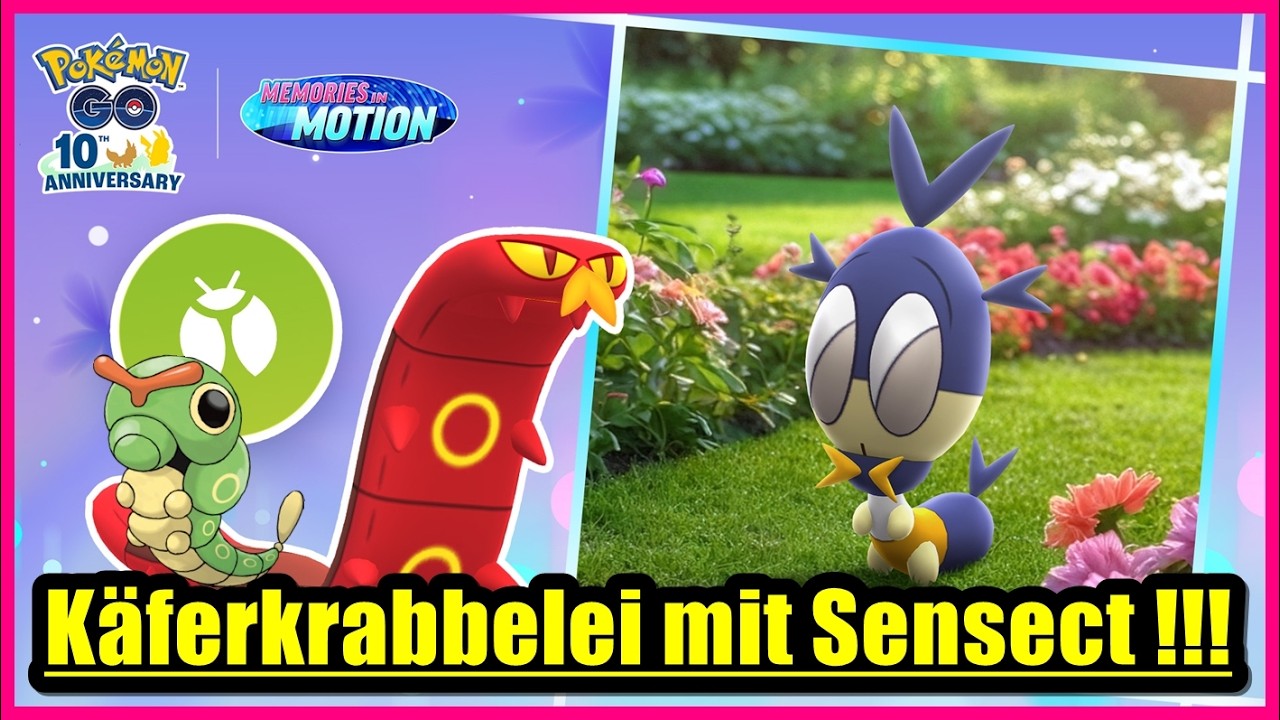 Käferkrabbelei mit SENSECT & SHINY Thermopod !!! | Pokémon GO Deutsch # 3677