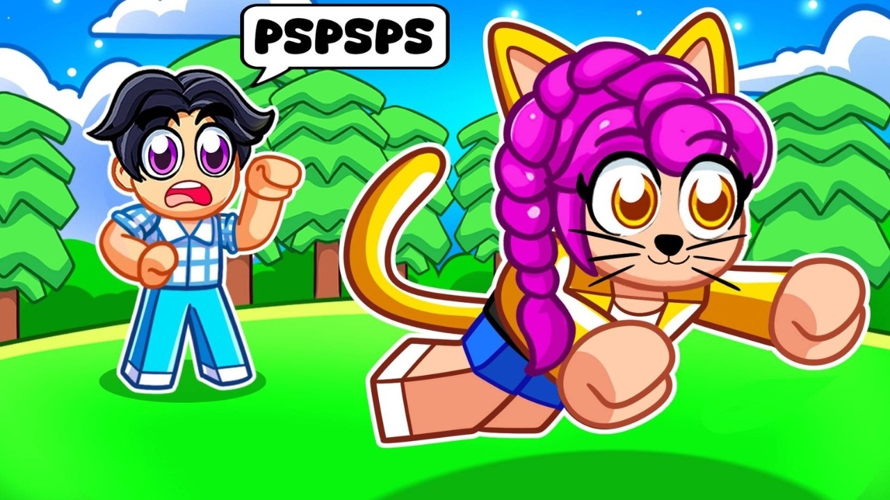 RUMI BECOMES A CAT IN ROBLOX!! (Kpop Demon Hunters)
