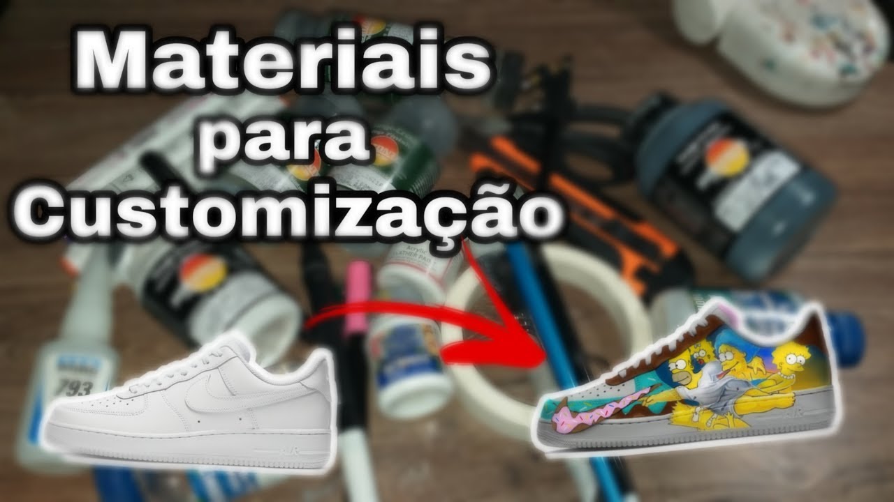 MATERIAIS para CUSTOMIZA&Ccedil;&Atilde;O de T&Ecirc;NIS