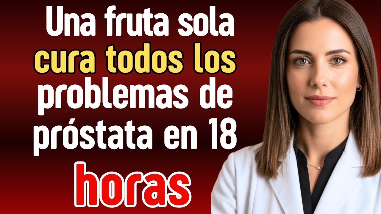 Esta Fruta Poderosa Reduce la Próstata – La Verdad que Nadie te Dice | Consejos para Adultos Mayores