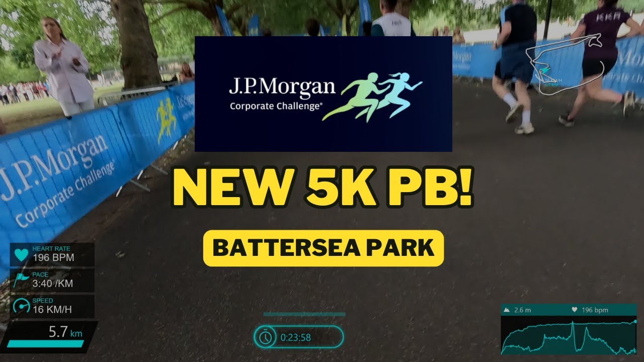 JP Morgan Corporate Challenge 2025 | FULL POV | New 5K PB!