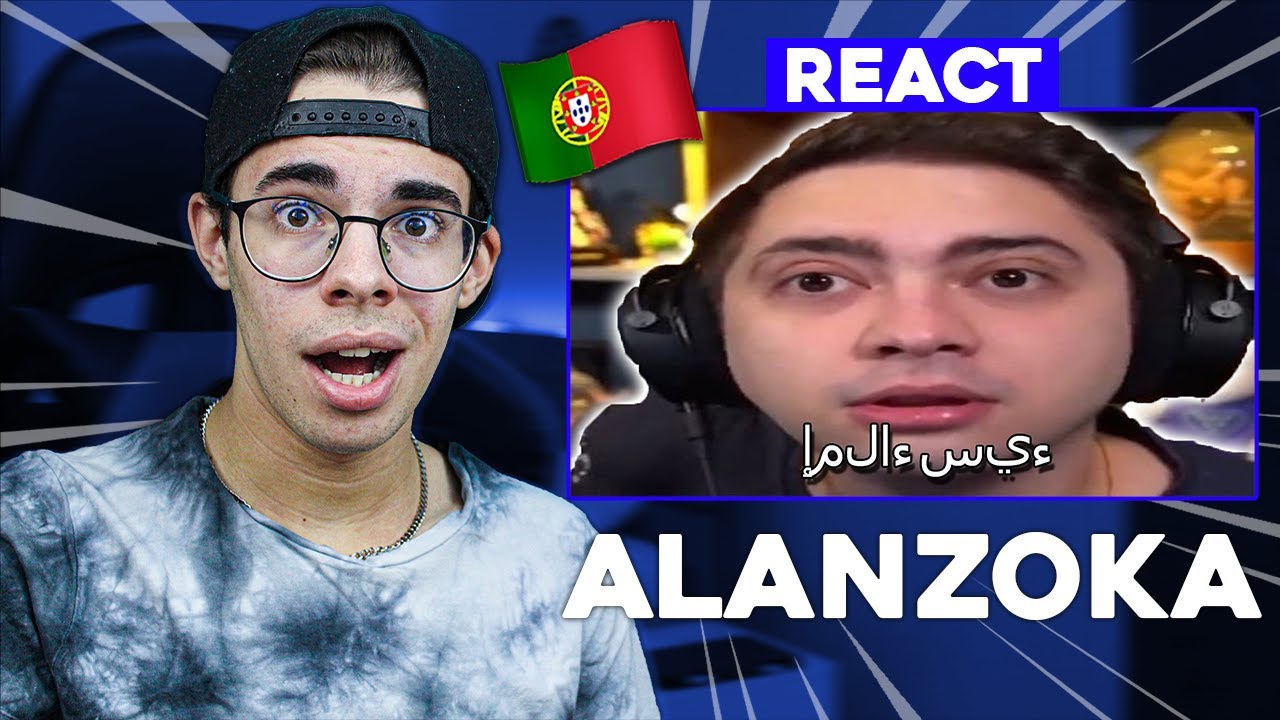 PORTUGUÊS REAGE A DICÇÃO DO ALANZOKA!!!