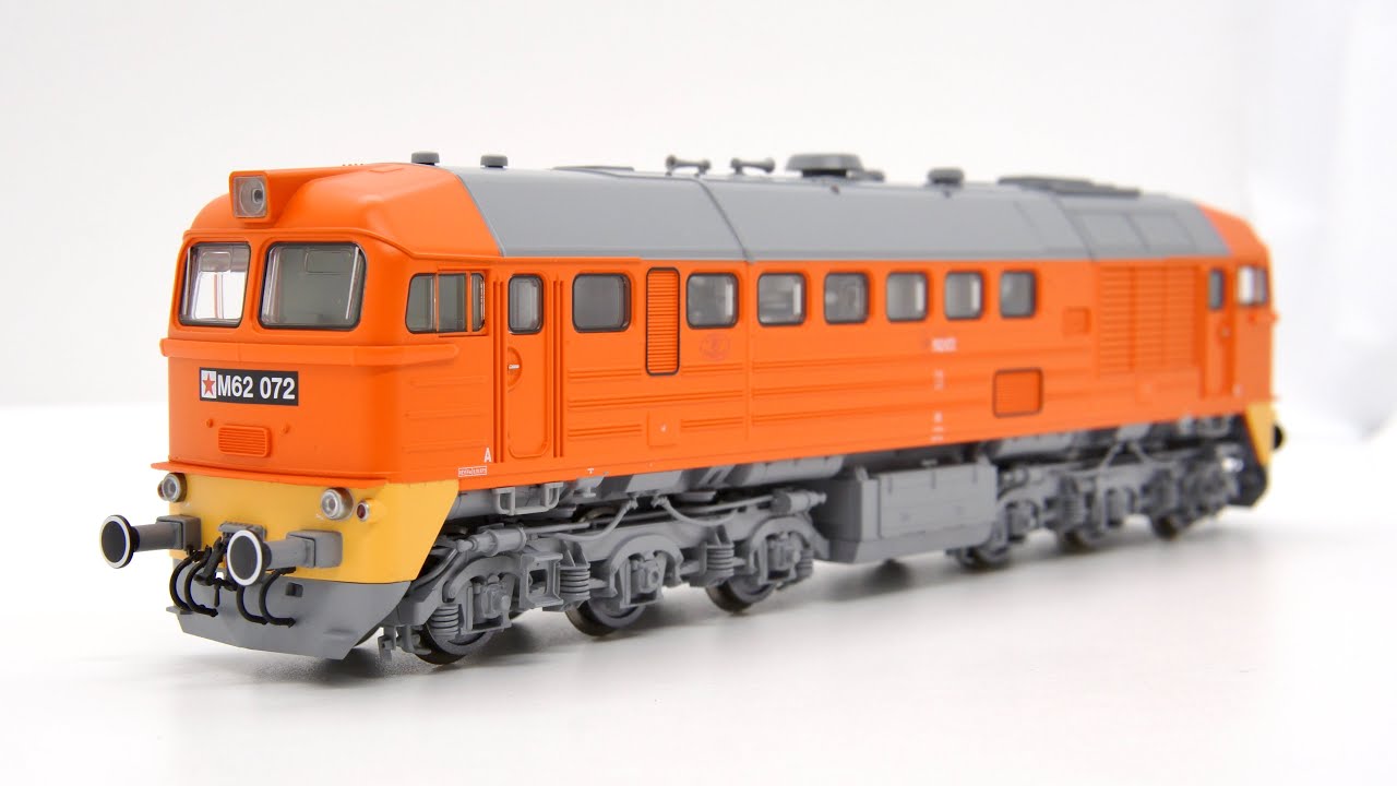Modellbemutató: Piko MÁV M62 072 a 