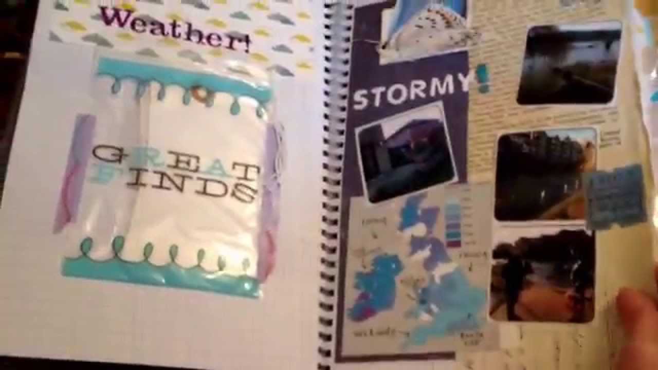 My red Smash*book 2014 - Smashbook ideas, scrapbooking, journaling, K & co Smash Book