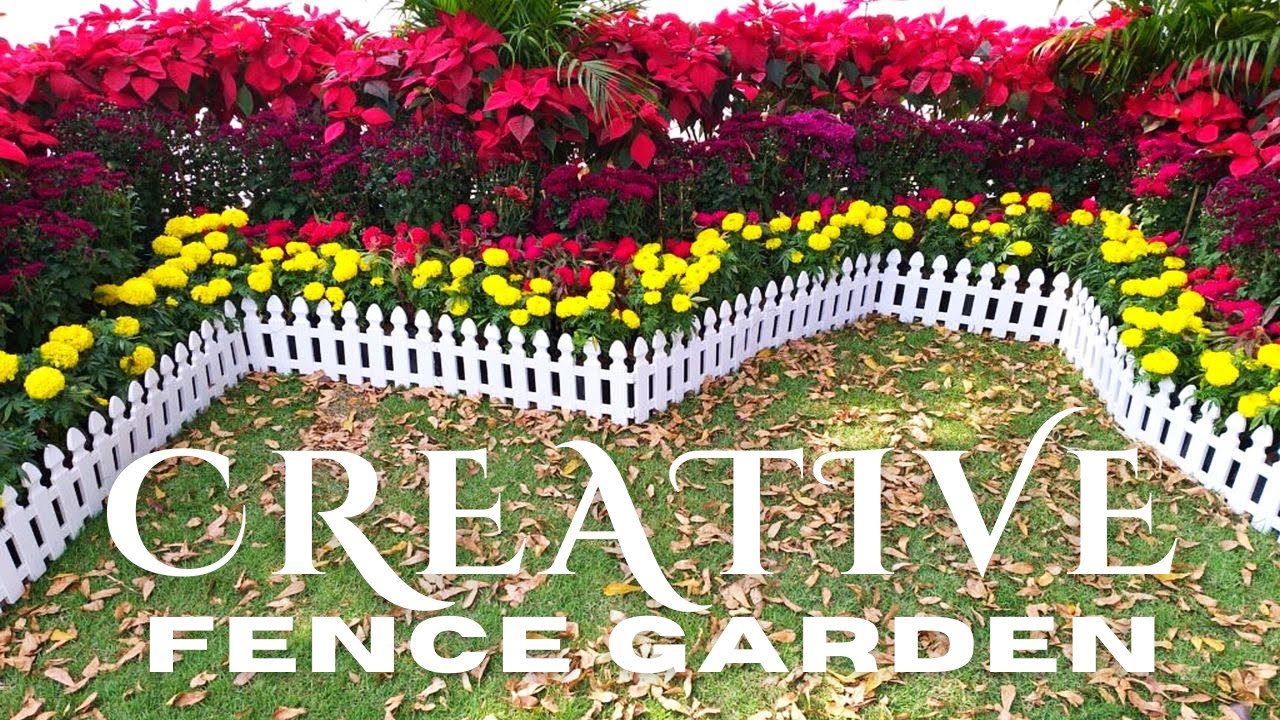 CREATIVE FENCE GARDEN DESIGN IDEAS | GUIDE TO TURN YOUR GARDEN TO BREATHTAKING MODERN MASTERPIECE