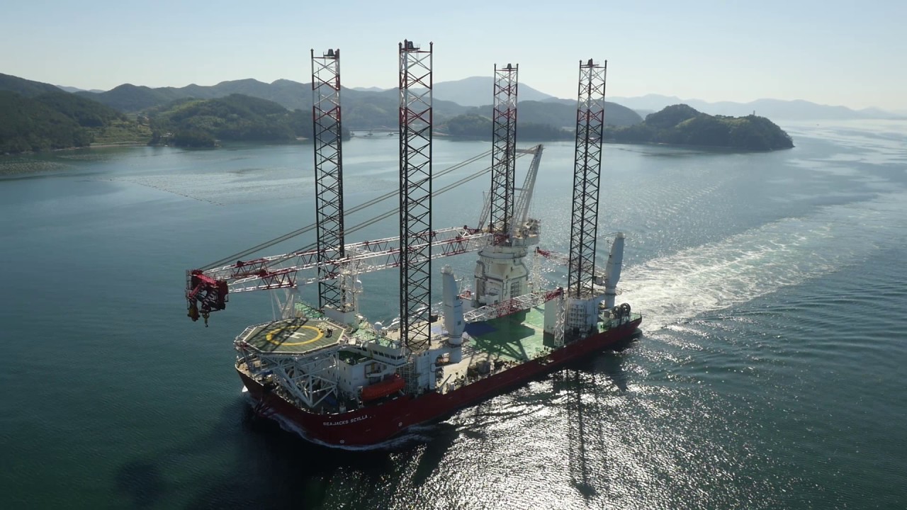 Seajacks Scylla sea trial footage