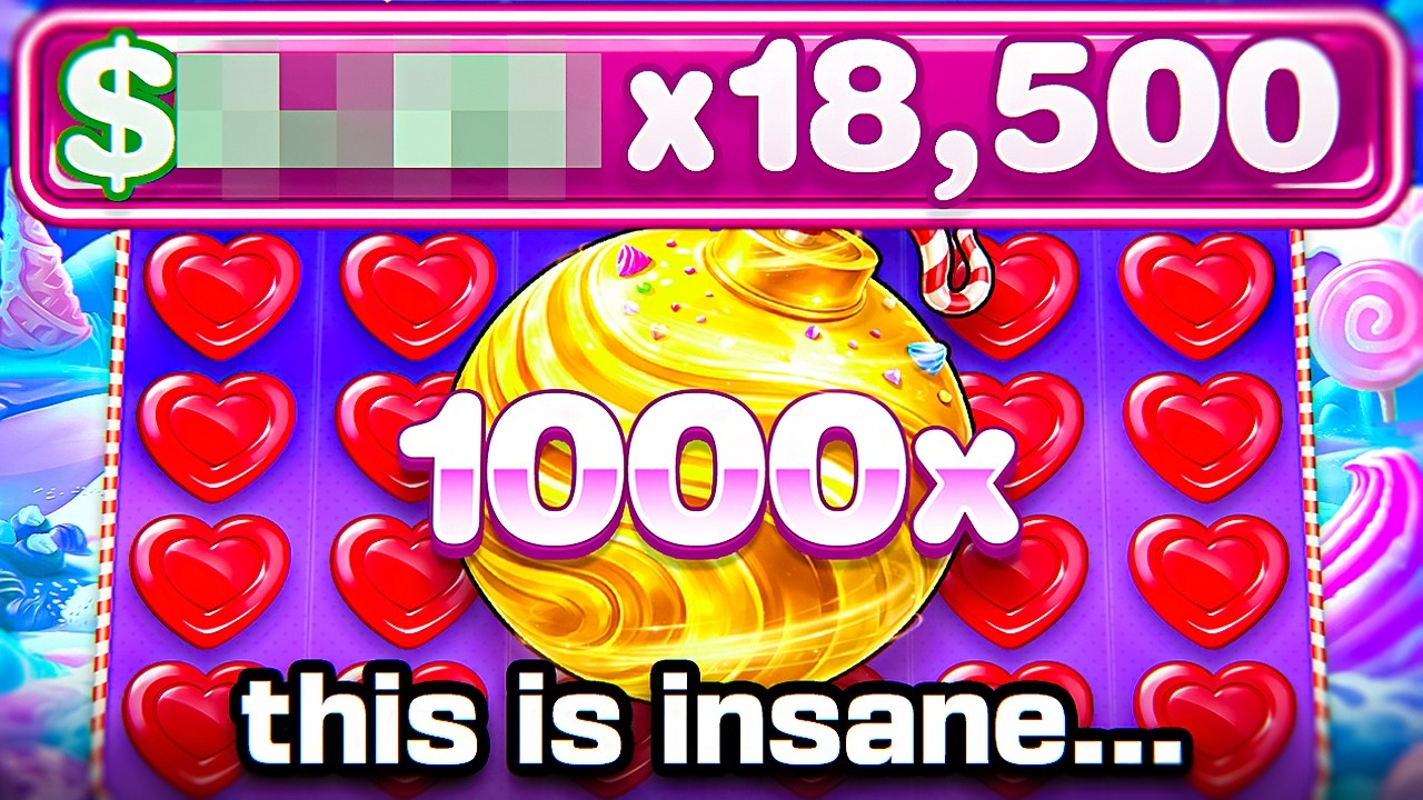 NINE TUMBLES FOR THE MOST INSANE SWEET BONANZA 1000 WIN!
