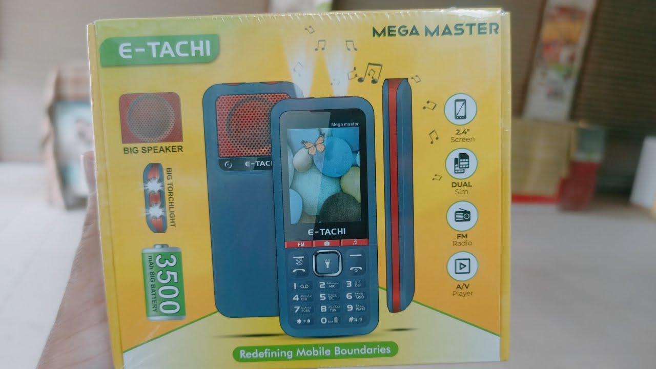 E Tachi Mega Master New Model Unboxing 