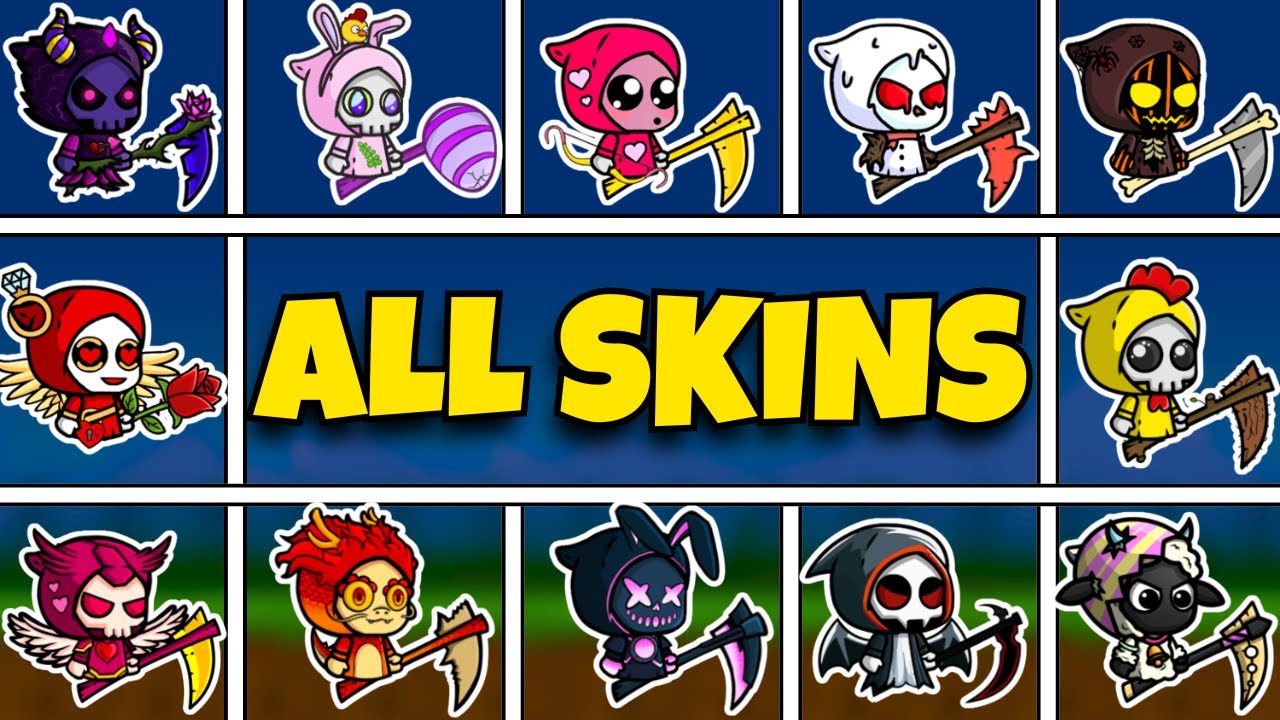 Every Grim Reaper Skin in Evoworld.io | Insane Gameplay | Evoworld.io