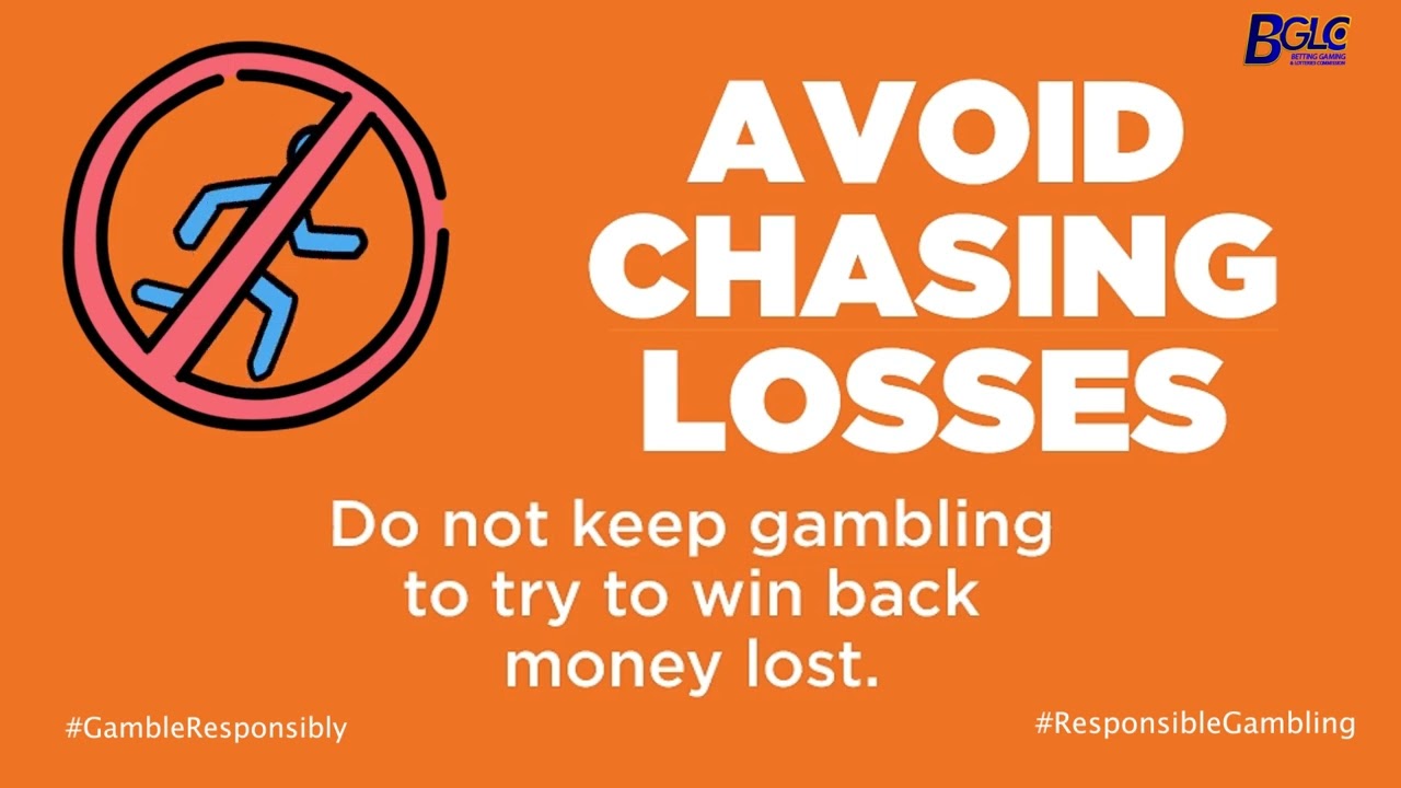 Tips for Safe and Responsible Gambling - Gamble Responsibly - Avoid Chasing Losses