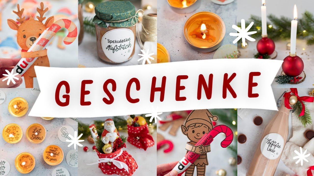DIY-Geschenke einfach und schnell basteln - Wichtelgeschenk für Familie, Freunde, Bekannte TRYTRYTRY