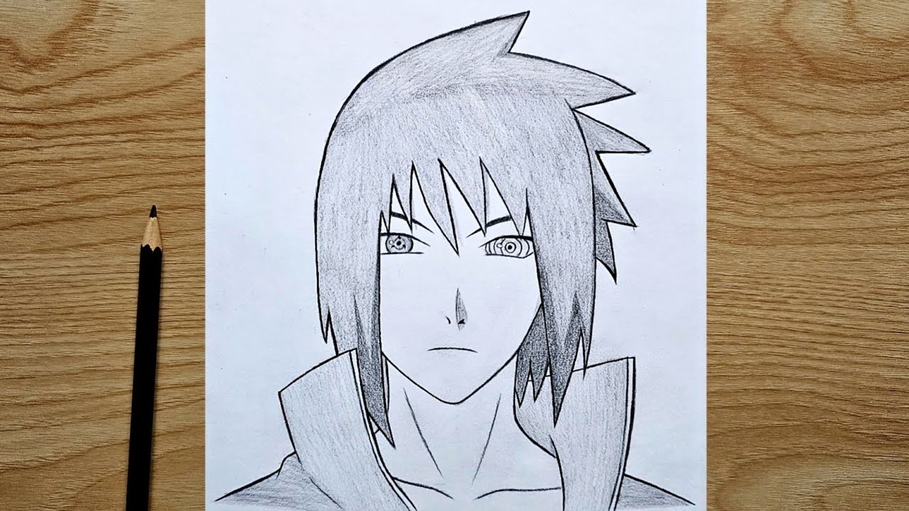 How to draw Sasuke | Sasuke Uchiha step by step | easy tutorial