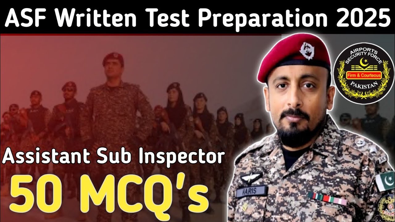 ASF ASI Test Preparation 2025 | ASF ASI written test preparation 2025 | asf asi test preparation
