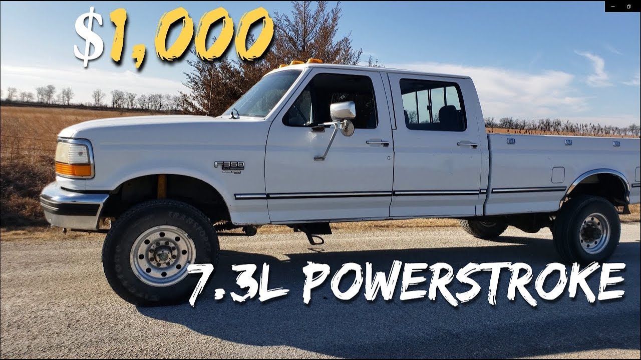 Купите на аукционе Ford F350 7.3L Powerstroke 4X4 за 1000 долларов