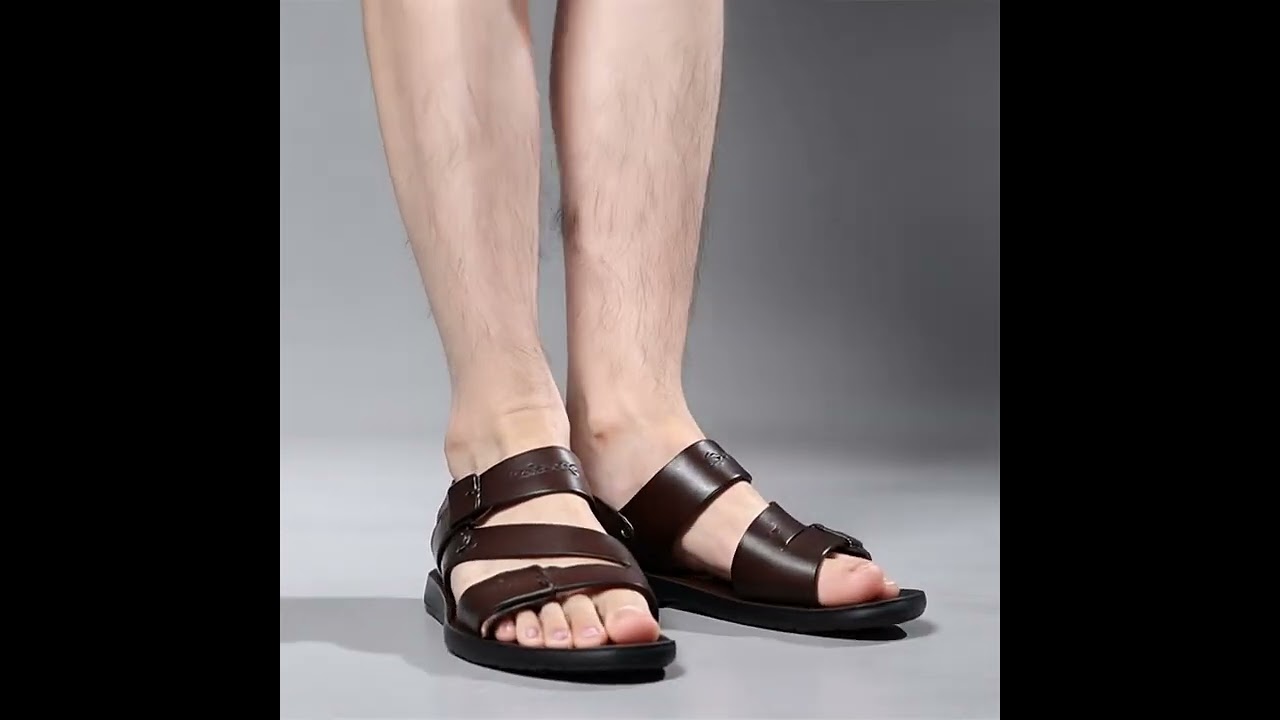 🌟【MEN'S STYLISH LEATHER SANDALS WITH COMFORT AND VERSATILITY】🌟 #shoes #fashion #sandals #streetwear