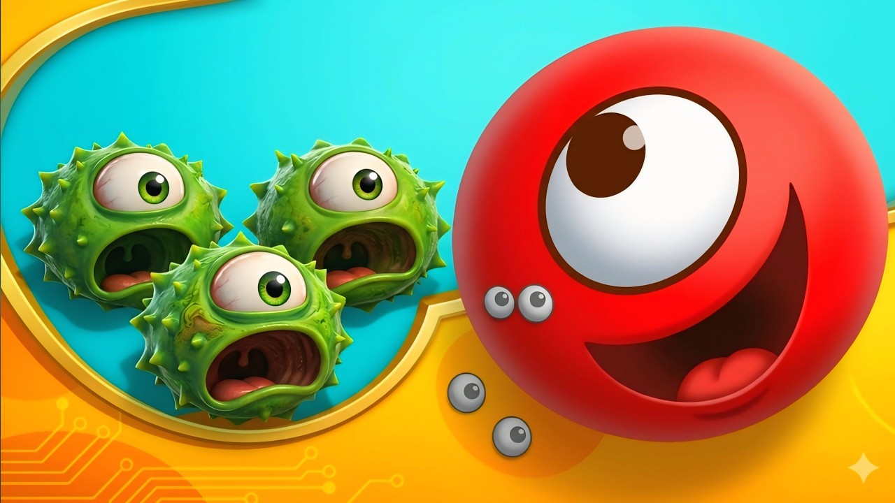 Hungry Balls Gameplay Walkthrough Part 6 Tutorial NEW Mobile Game (Android,ios)