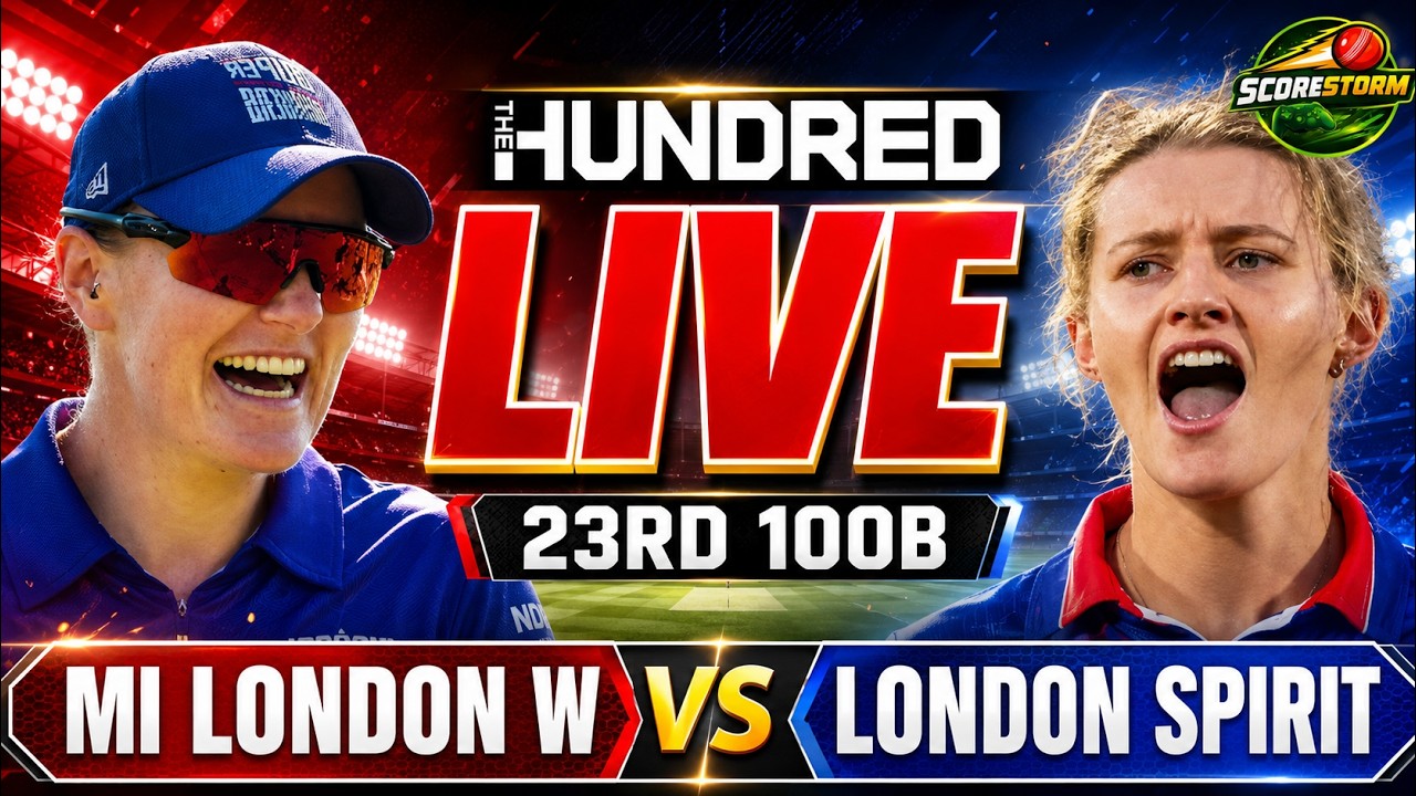 The Hundred Women Live: London Spirit vs MI London | 100 ball live match today | hundred women live