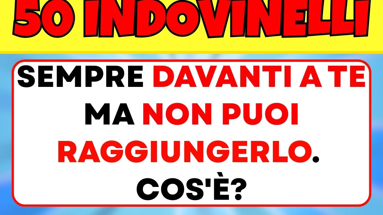 Sfida la tua mente con questi enigmi impossibili!