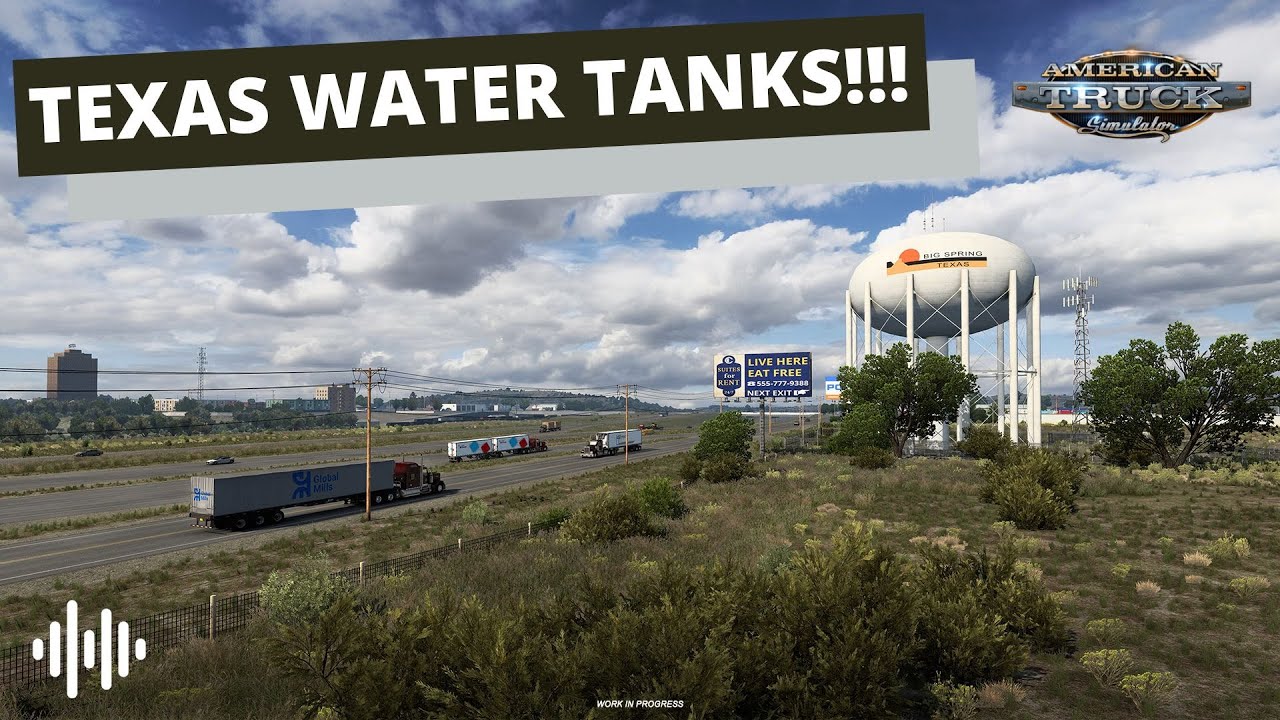 TEXAS DLC - WATER TANKS & TOWERS!!! | American Truck Simulator (ATS) Texas DLC | Prime News
