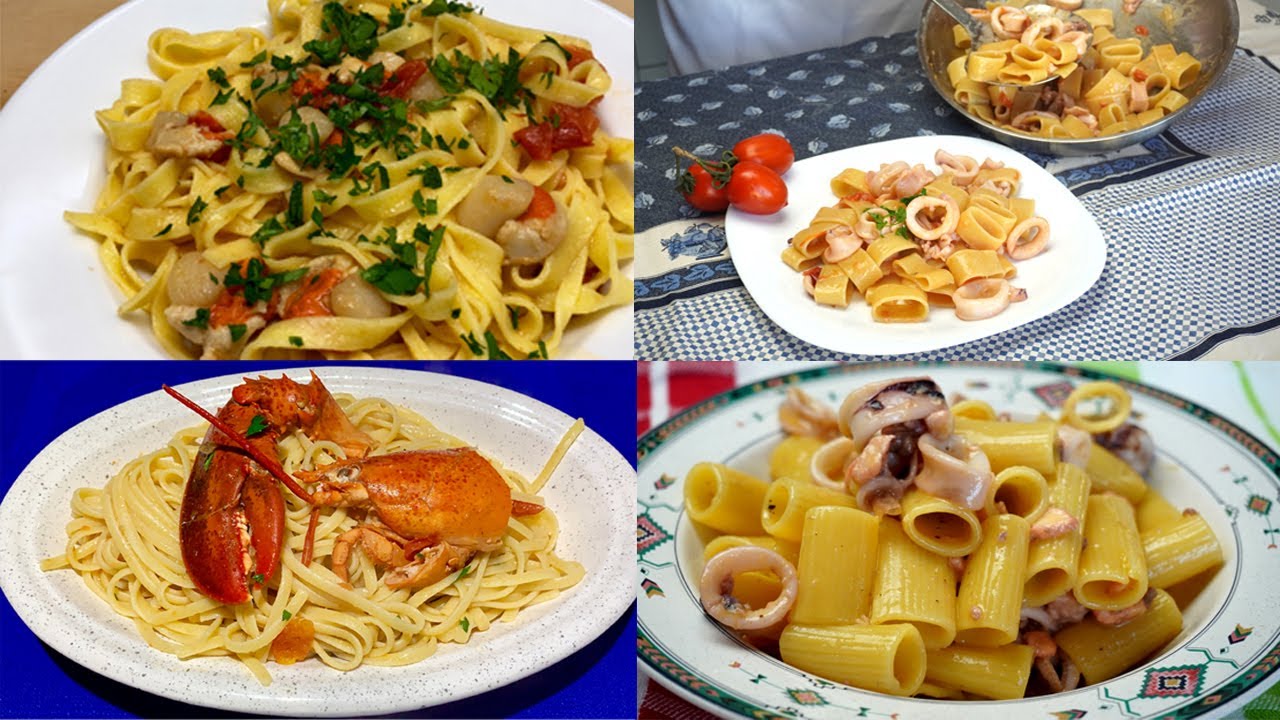 COMPILATION DI PRIMI PIATTI DI MARE PER LE FESTIVITÀ’  - COMPILATION OF SEA RECIPES FOR HOLIDAYS '