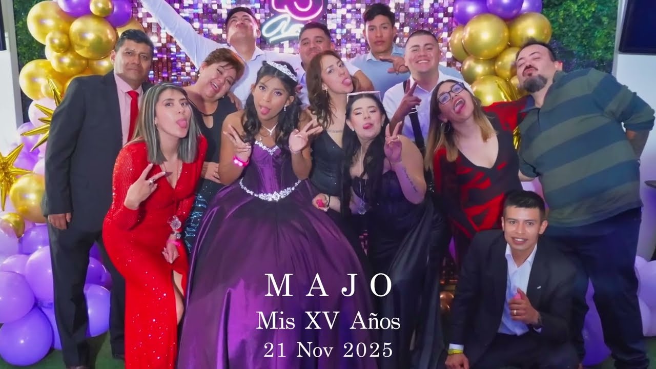 Celebración de los XV años de Majo