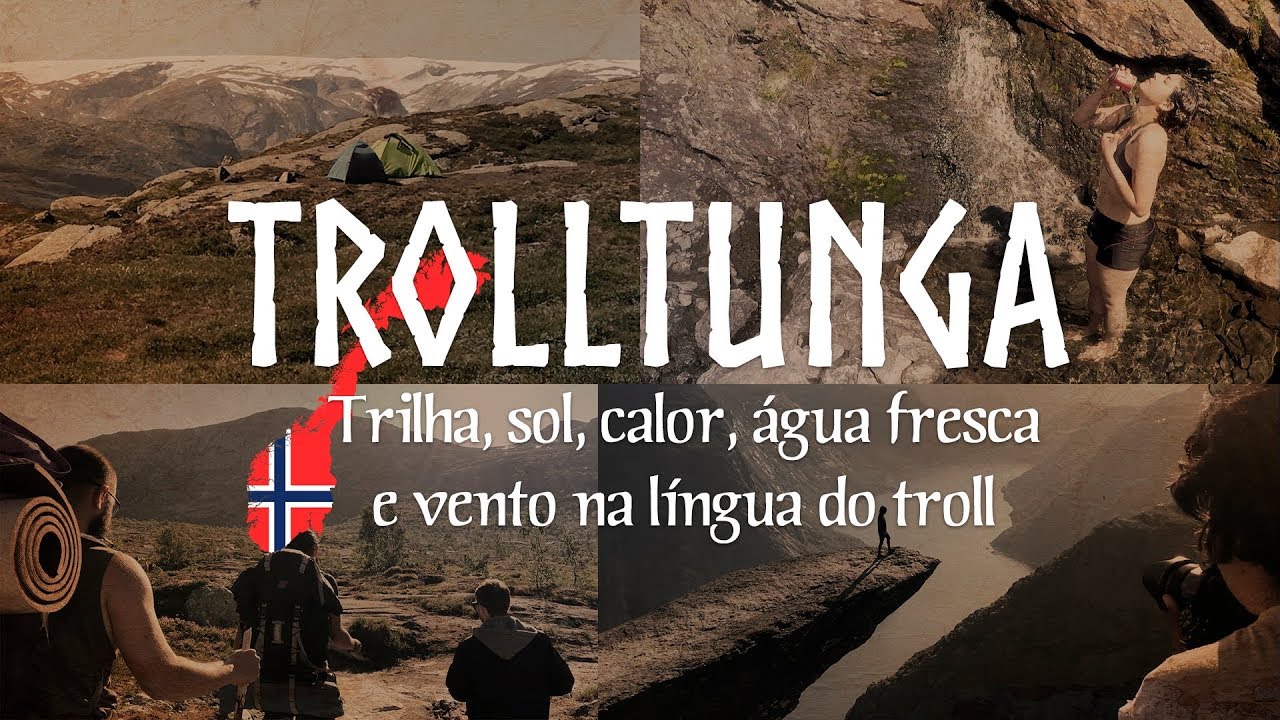 A língua do TROLL: a trilha mais difícil e mais massa que fizemos na Noruega!