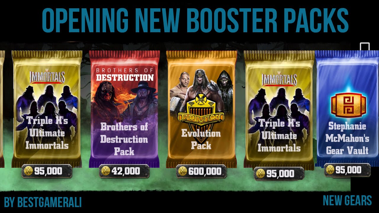 WWE Immortals Opening New Booster Packs