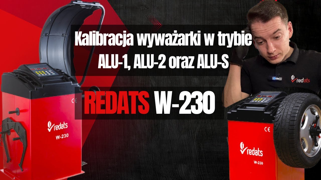 Как отбалансировать колёса на станке REDATS W-230? Режимы ALU1, ALU2, ALU-S и их различия.