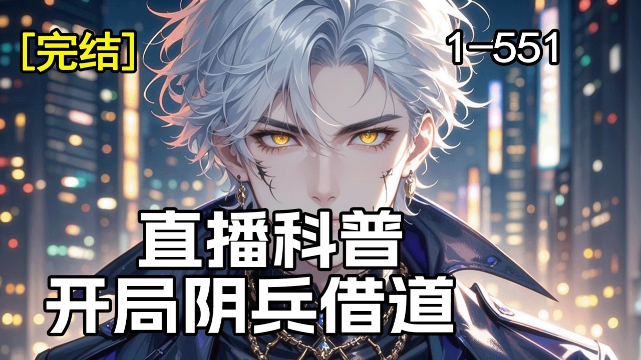 完结《直播科普，开局阴兵借道》我，一个正经的科普主播，任务是带大家“走进科学”。直到我夜钓诡异水库，直播镜头里“阴兵借道”，直接把搭档吓哭上了热搜！