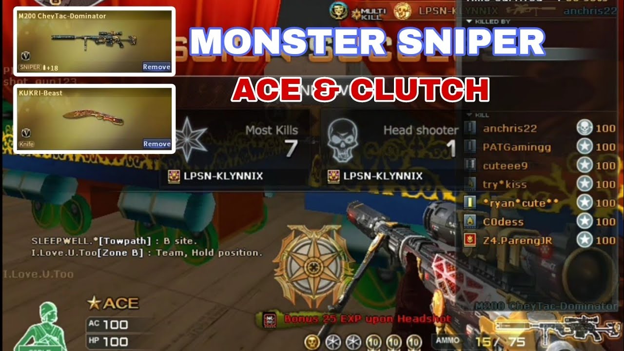 CROSSFIRE AGGRESSIVE SNIPER MONTAGE | CROSSFIRE PH