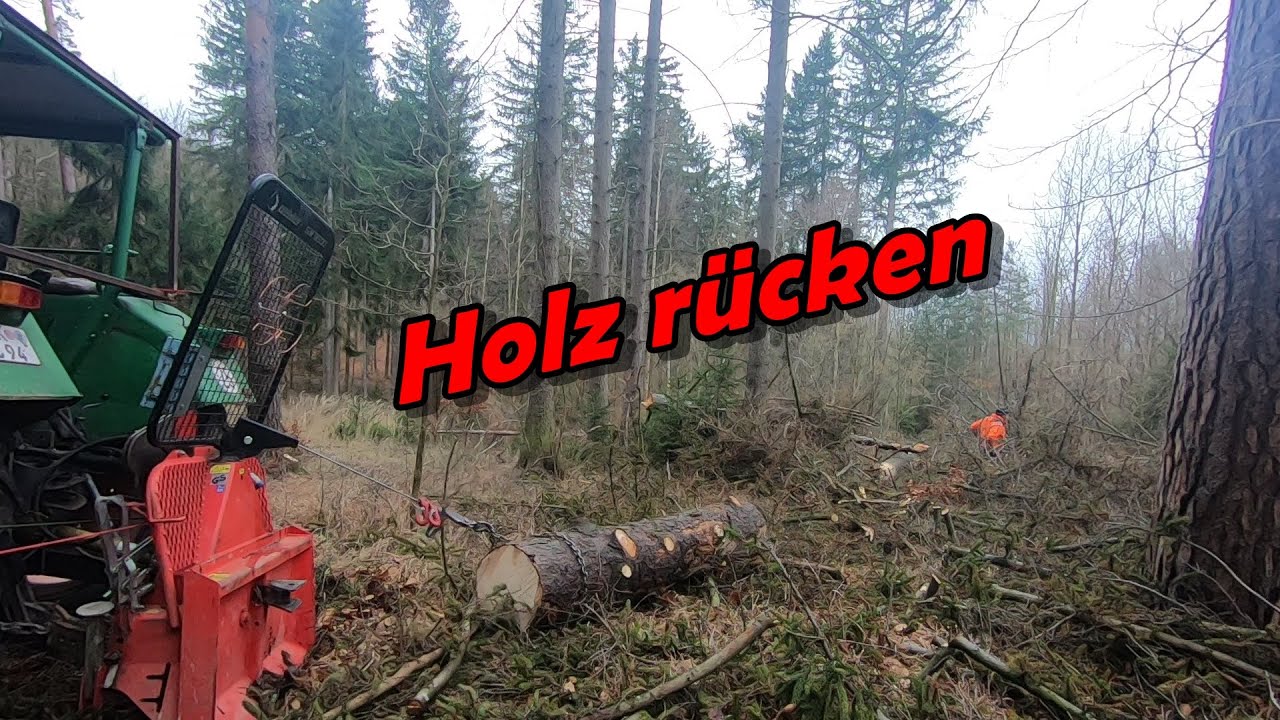 Neue Kamerahalterung | Holz rücken und spalten | Brennholz machen