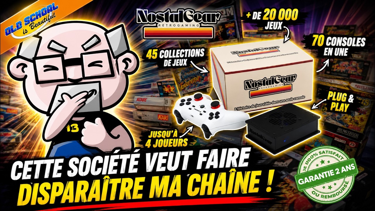 Pourquoi la société Nostalgear et sa GearMaster veut faire disparaître ma vidéo voire ma chaine !