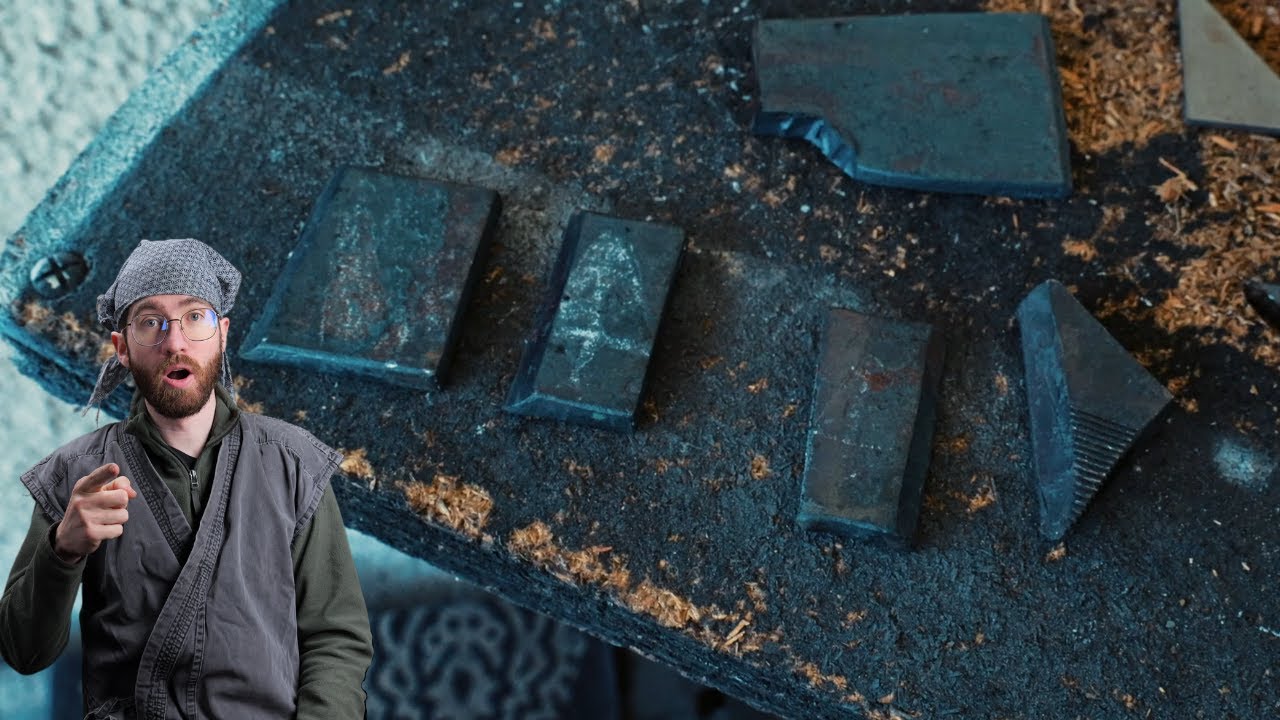 Couteau de sculpture sur bois, forgé dans une chute d'acier !