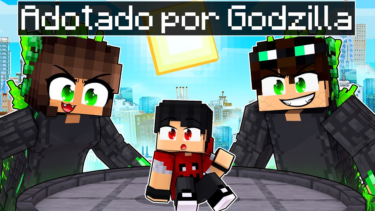 P3DRU foi ADOTADO pelos FÁMILIA GODZILLA no Minecraft