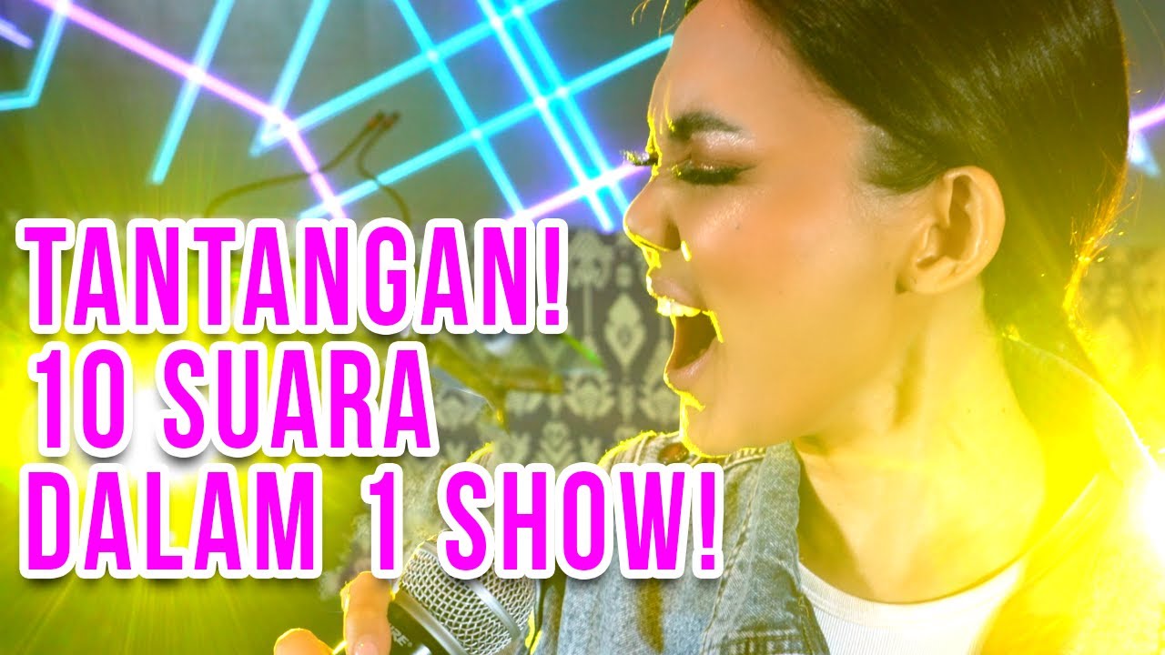 TANTANGAN! RINA NOSE 10 LAGU 10 SUARA dalam 1 SHOW!