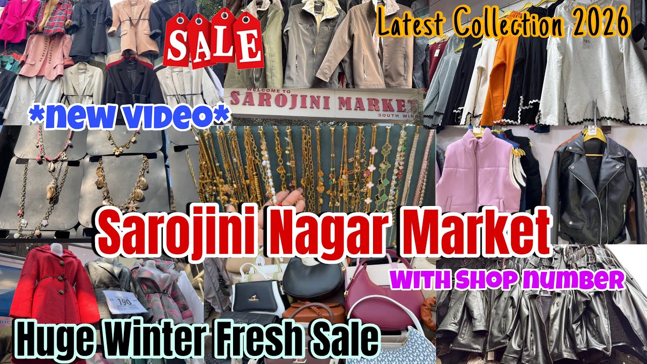 Sarojini Nagar Market Delhi✨| Sarojini Nagar Winter Collection 2026 with Shop Number | Jasmine kaur