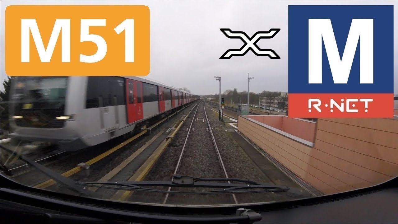🚇 GVB R-net Amsterdam Metrolijn 51 Cabinerit Centraal Station - Westwijk Driver's view POV 2017